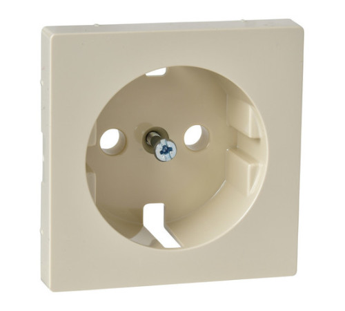 Накладка на розетку Schneider Electric MERTEN SYSTEM M, с заземлением, бежевый