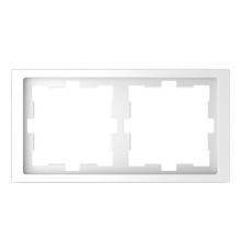 Рамка 2 поста Schneider Electric MERTEN D-LIFE, белый лотос