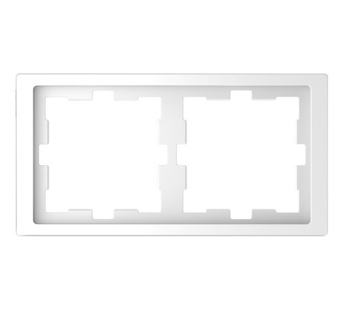 Рамка 2 поста Schneider Electric MERTEN D-LIFE, белый лотос