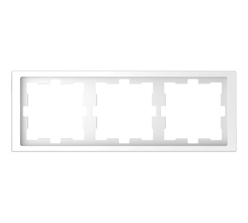 Рамка 3 поста Schneider Electric MERTEN D-LIFE, белый лотос
