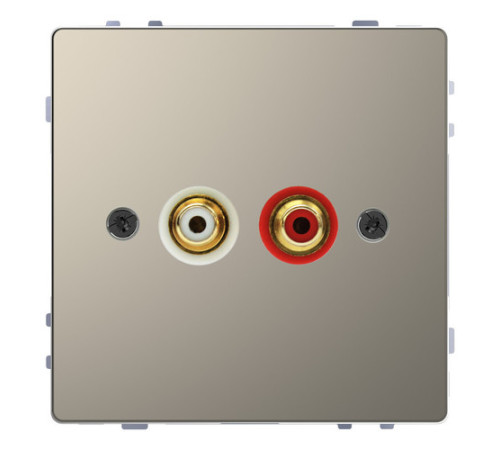 Аудио-розетка Schneider Electric MERTEN D-LIFE, никель