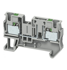 КЛЕМ ВТЫЧ.СЪЕМН КАРТР РАЗЪЕДИНИТ, 2ТЧК, 4ММ,СЕРЫЙ