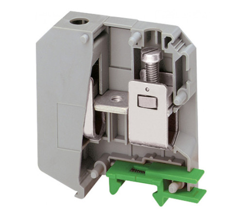 КЛЕММНИК ВИНТОВОЙ ПРОХОДНОЙ, СЕЧЕНИЕМ ПРОВОДА 50ММ2, 2 ТОЧКИ ПОДКЛЮЧЕНИЯ,