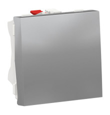 Переключатель 1-клавишный Schneider Electric UNICA MODULAR, скрытый монтаж, алюминий