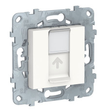 Розетка компьютерная 1xRJ45 Cat.5 Schneider Electric UNICA NEW, белый