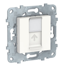 Розетка компьютерная 1xRJ45 Cat.6 Schneider Electric UNICA NEW, белый