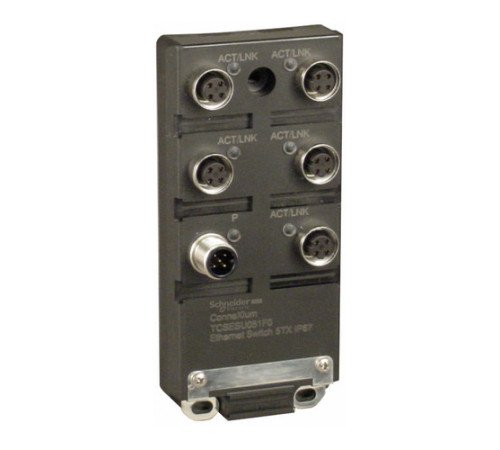 КОММУТАТОР ETHERNET IP67, ПОРТЫ 5Х10/100