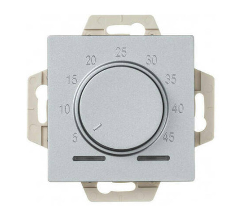 Термостат электронный для теплого пола, с датчиком, 10 A АЛЮМИНИЙ