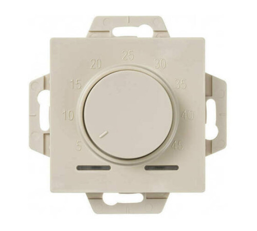 Термостат электронный для теплого пола, с датчиком, 10 A БЕЖЕВЫЙ