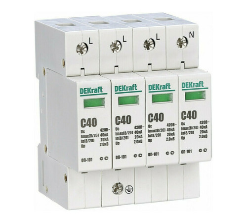 Ограничитель перенапряжений 4P 80кА B 420В ОП-101