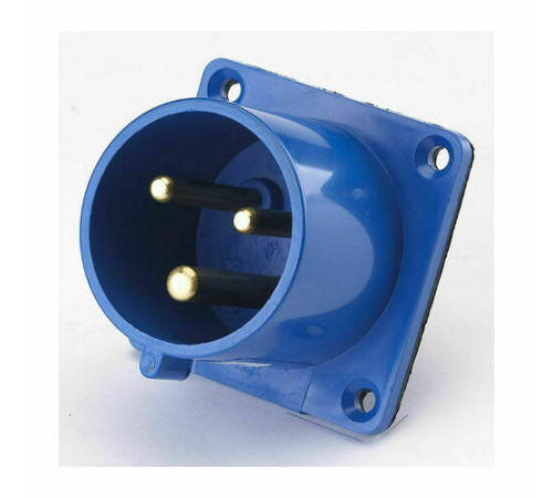 Вилка для скрытой проводки 623 2Р+РЕ 32А 220В IP44 В