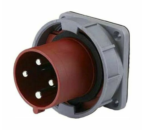 Вилка для скрытой проводки 634 3Р+РЕ 63А 380В IP67 В