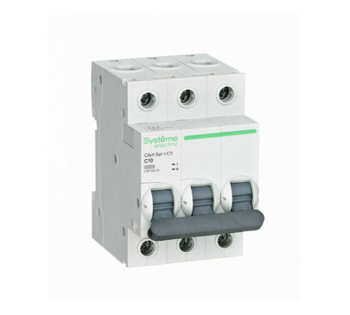 Автоматический выключатель City9, 3 полюса, 10А, C, 4,5 кА
