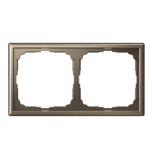 Рамка 2 поста Systeme Electric ARTGALLERY, мокко, GAL000602