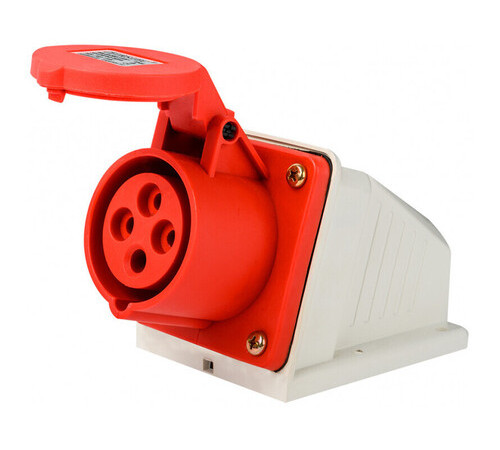 Розетка стац. 3Р+РЕ 16А 380В IP44 РС-103