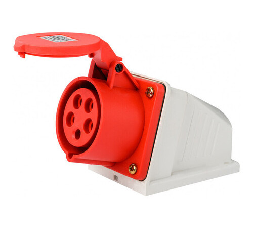 Розетка стац. 3Р+РЕ+N 32А 380В IP44 РС-103