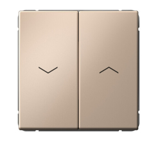 Выключатель для жалюзи Systeme Electric ARTGALLERY, скрытый монтаж, быстрозажимные клеммы, песочный