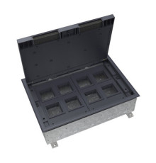 Systeme Elecrtic MultiDesk Люк на 16 модулей IP40 для бетонных полов с монтажной коробкой, тип MDK10