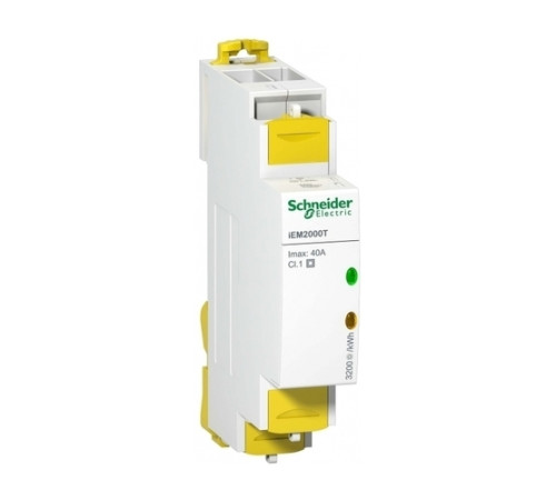 Счетчик электроэнергии однотарифный Schneider Electric Acti9 однофазный 40(40)А, ЖКИ, кл.т. 1