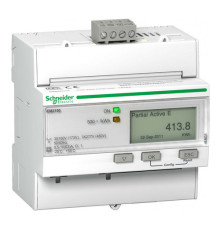 Счетчик электроэнергии однотарифный Schneider Electric Acti9 трехфазный 63(63)А, ЖКИ, кл.т. 1, A9MEM3150R