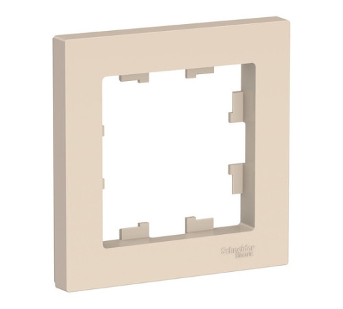 Рамка 1 пост Systeme Electric ATLASDESIGN, бежевый