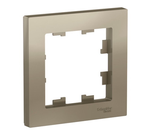 Рамка 1 пост Systeme Electric ATLASDESIGN, шампань