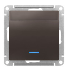 Карточный выключатель Systeme Electric ATLASDESIGN, механический, мокко