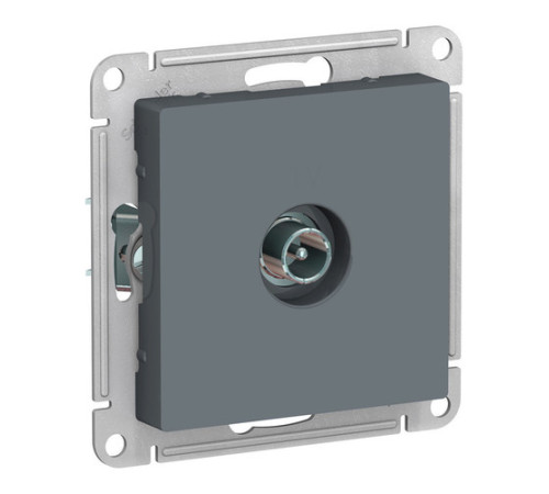 Розетка TV Systeme Electric ATLASDESIGN, оконечная, грифель