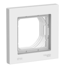 Рамка 1 пост IP44 Systeme Electric ATLASDESIGN, белый