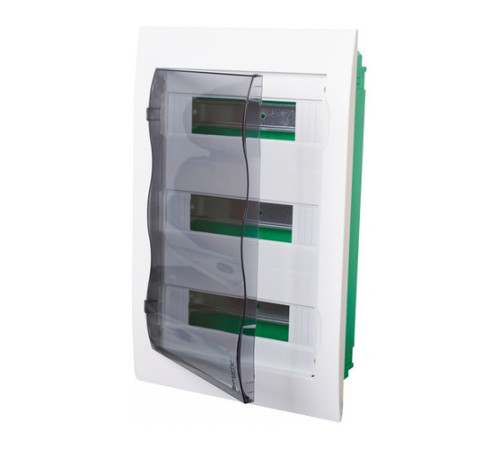 Распределительный шкаф Schneider Electric Easy9 36 мод., IP40, встраиваемый, пластик, прозрачная дверь, с клеммами
