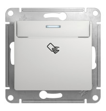 Карточный выключатель Systeme Electric GLOSSA, алюминий