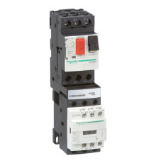 Пускатель Schneider Electric TeSys GV2DM 4А, 1.5кВт 400/24В