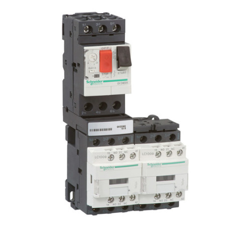 Пускатель Schneider Electric TeSys GV2DM 1А, 0.55кВт 400/24В