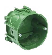 Коробка установочная под бетон с винтами 71х47