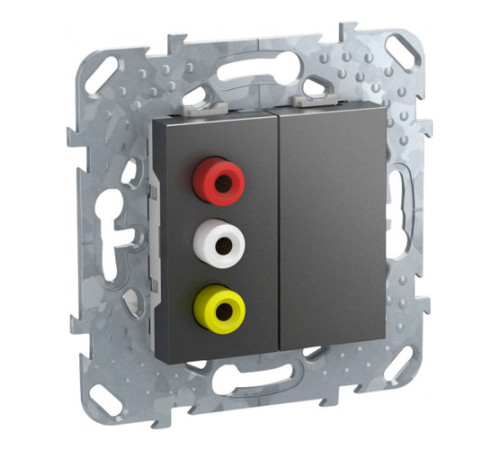 3-RCA коннектор, графит