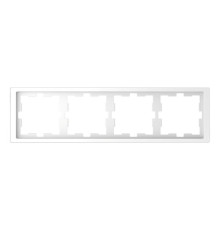 Рамка 4 поста Schneider Electric MERTEN D-LIFE, белый лотос