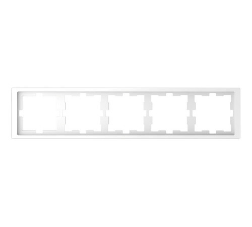 Рамка 5 постов Schneider Electric MERTEN D-LIFE, белый лотос