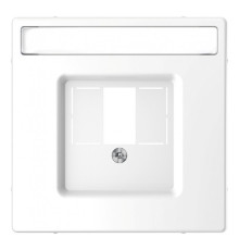 Накладка на мультимедийную розетку Schneider Electric MERTEN D-LIFE, белый лотос
