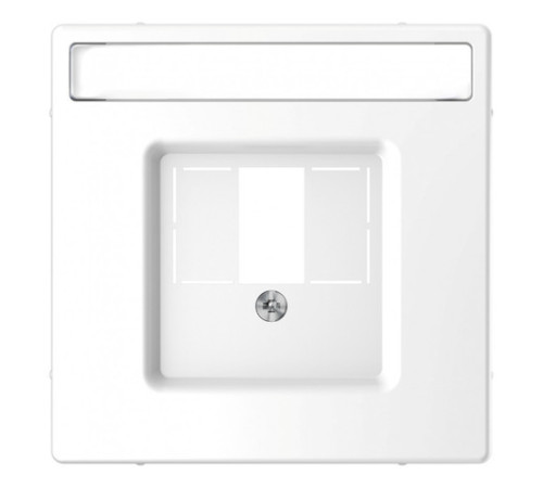 Накладка на мультимедийную розетку Schneider Electric MERTEN D-LIFE, белый лотос
