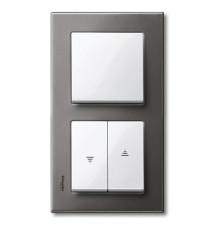 Клавиша для жалюзийного выключателя Schneider Electric MERTEN SYSTEM M, полярно-белый