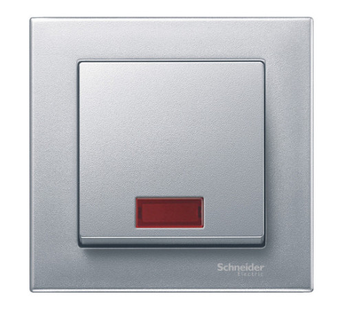 Клавиша с линзой Schneider Electric MERTEN SYSTEM M, алюминий