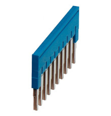 ПЕРЕМЫЧКА ДЛЯ КЛЕММНИКОВ, 10ТЧК ДЛЯ 2,5ММ? ,СИНИЙ