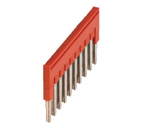 ПЕРЕМЫЧКА ДЛЯ КЛЕМ 10ТЧК, 2,5ММ2, КРАСН