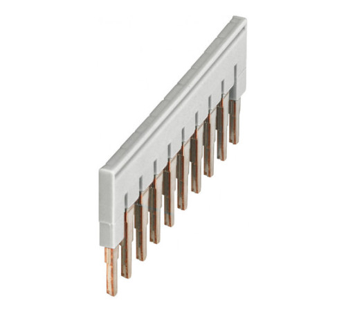 ПЕРЕМЫЧКА ДЛЯ КЛЕММНИКОВ, 10ТЧК ДЛЯ 4ММ? ,СЕРЫЙ