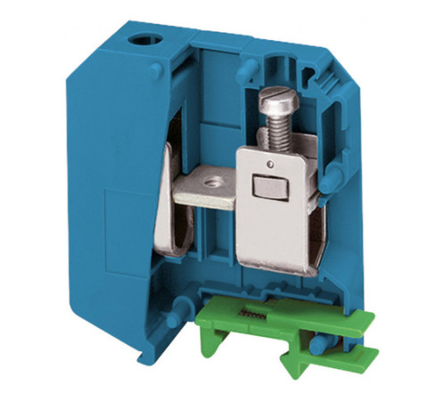 КЛЕММНИК ВИНТОВОЙ ПРОХОДНОЙ, СЕЧЕНИЕМ ПРОВОДА 50ММ2, 2 ТОЧКИ ПОДКЛЮЧЕНИЯ,