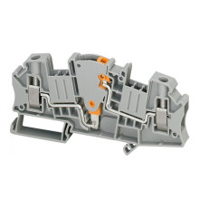 КЛЕММНИК ВИНТОВОЙ, ИЗМЕРИТЕЛЬНЫЙ РАЗЪЕД, 2ТЧК, 6ММ?,СЕРЫЙ