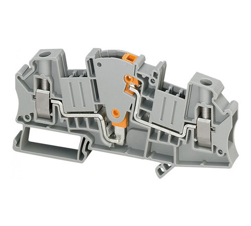 КЛЕММНИК ВИНТОВОЙ, ИЗМЕРИТЕЛЬНЫЙ РАЗЪЕД, 2ТЧК, 6ММ?,СЕРЫЙ