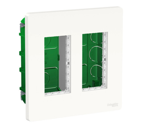 UNICA SYSTEM+ БЛОК скрытой установки 2х2 БЕЛЫЙ