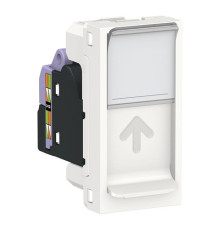 Розетка компьютерная RJ45 Cat.6 Schneider Electric UNICA MODULAR, белый
