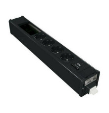 Unica System+ Блок 4хРозетка (2К+З) + 2xUSB A//C + место (45х90) под VDI АНТРАЦИТ